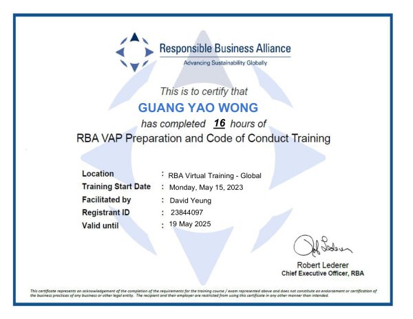 Badge for GUANG YAO WONG ID 23844097 page 0001